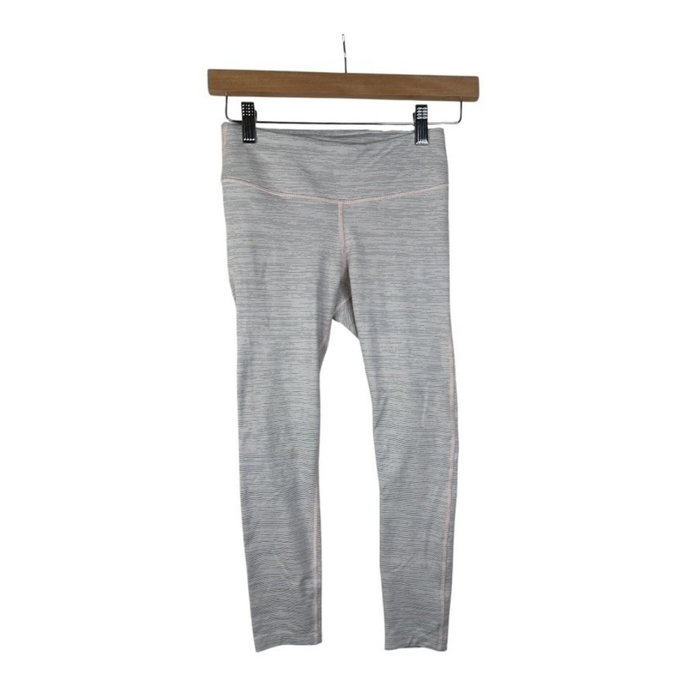 Outdoor Voices Women's Crop‎ 21" Leggings size XS Gray Pink